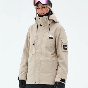 Dope Women's Tan Ski Jacket